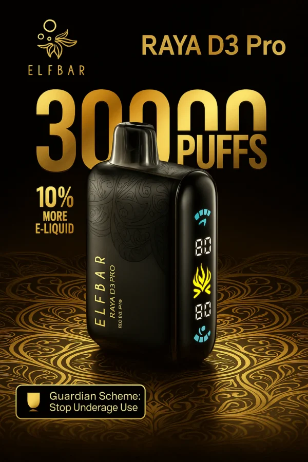 Elfbar Raya d3 pro 30000 puffs price