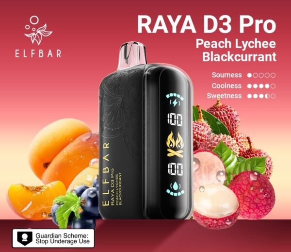 elfbar raya d3 pro 30000 puffs vape