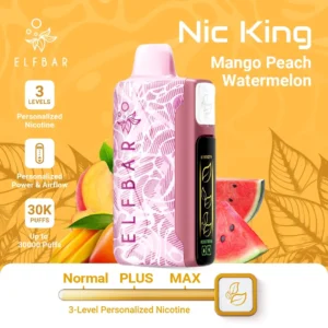 Elf bar nic king 30000 puffs disposable vape