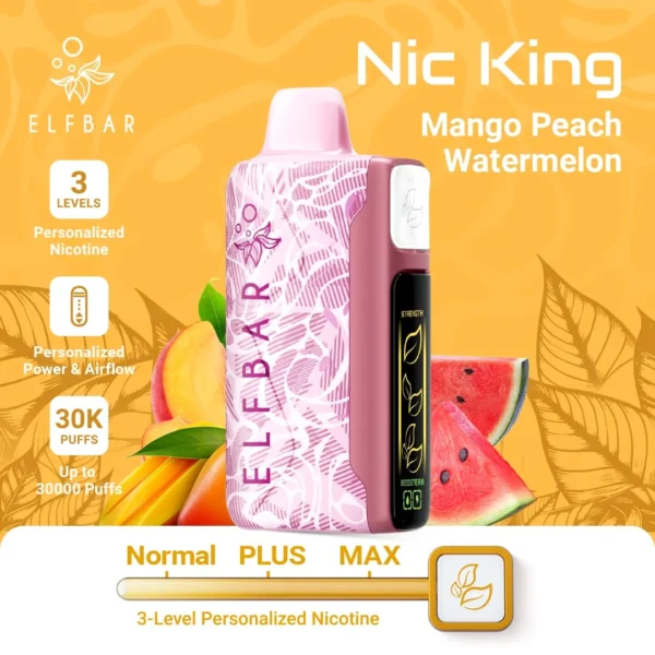 Elf bar nic king 30000 puffs disposable vape